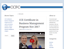 Tablet Screenshot of ccfconline.org